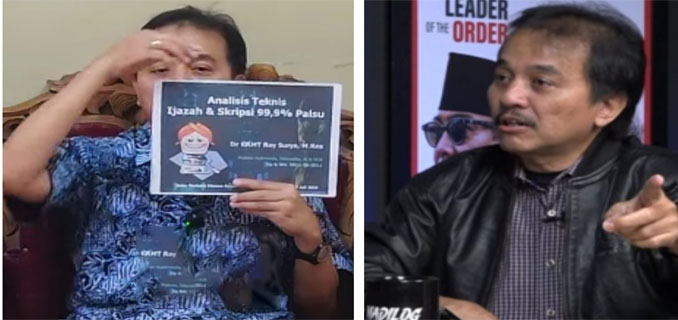 Ijazah Asli Jokowi Ditunjukkan, Roy Suryo Tetap Sebut 99,9% Palsu