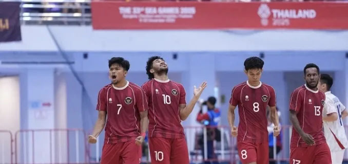 Timnas Futsal Putra Indonesia Raih Emas Perdana SEA Games 2025