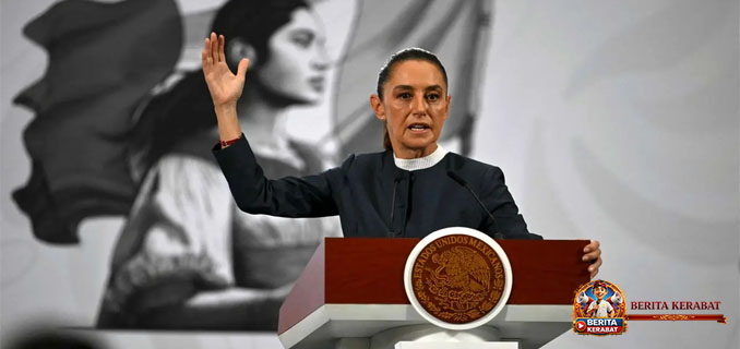 Gempa M 6,5 Guncang Meksiko, Presiden Claudia Sheinbaum Dievakuasi Saat Pidato