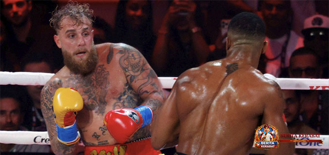 Jake Paul Resmi Dicoret dari Peringkat Dunia WBA Usai Kalah KO dari Anthony Joshua