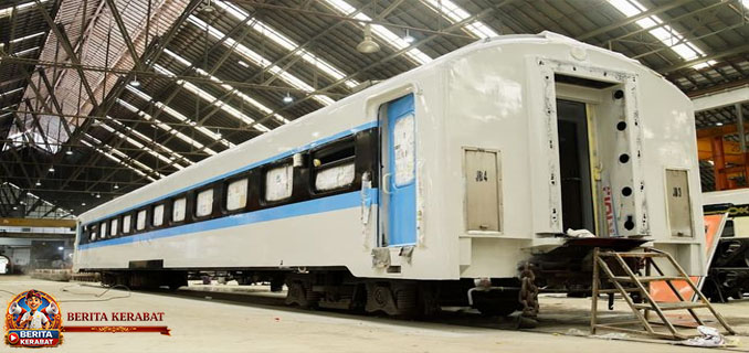 Penampakan Luar Dalam Kereta Ekonomi Kerakyatan